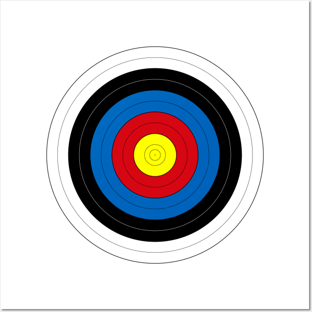 Archery Target | Target Face Wall Art by stuartjsharples